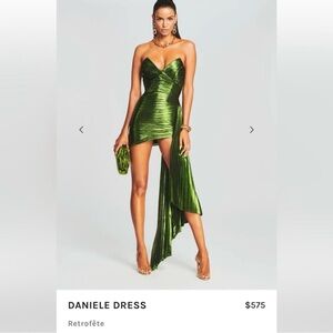 retrofete green mini dress Calvado Dress main image 0
